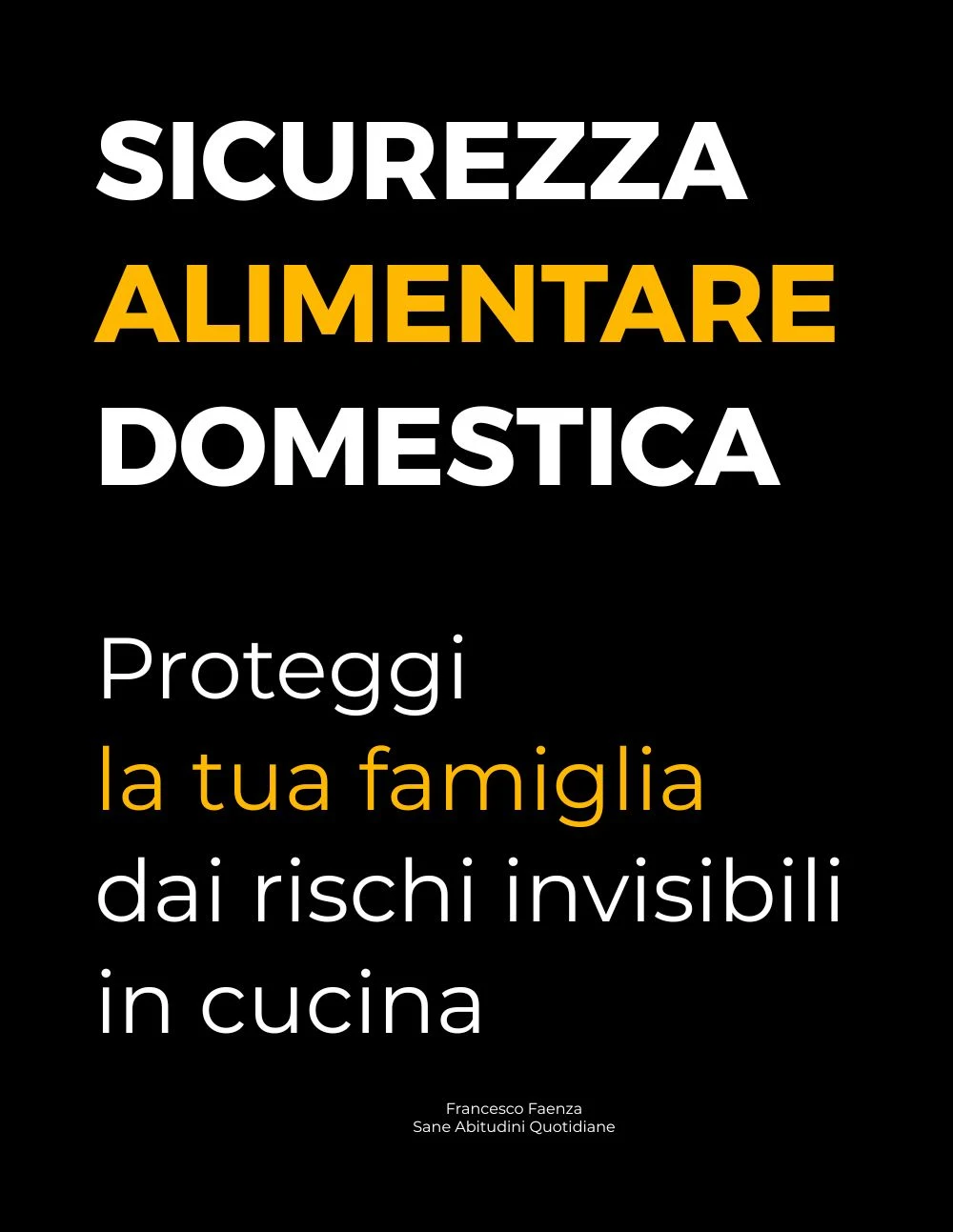 Copertina del libro Sicurezza Alimentare Domestica
