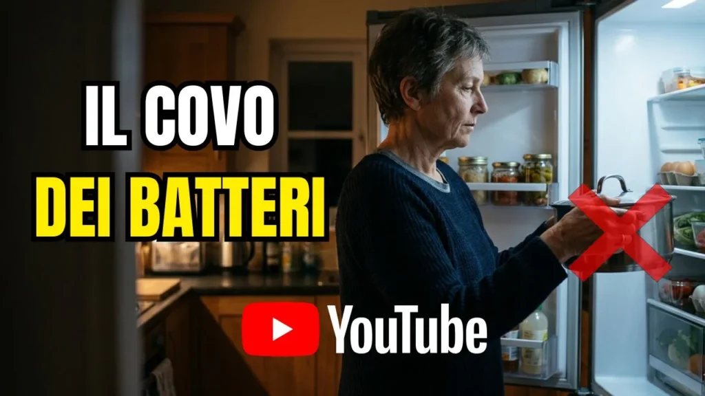 Guarda su YouTube il video sui 5 errori che favoriscono i batteri nel frigorifero