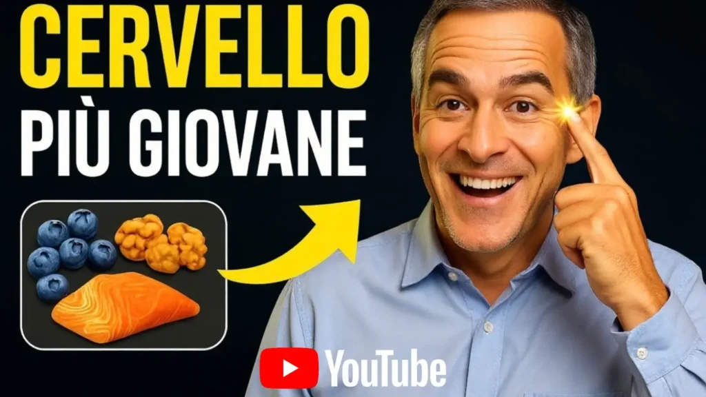 Guarda su YouTube il video su alimenti per la memoria dopo i 50