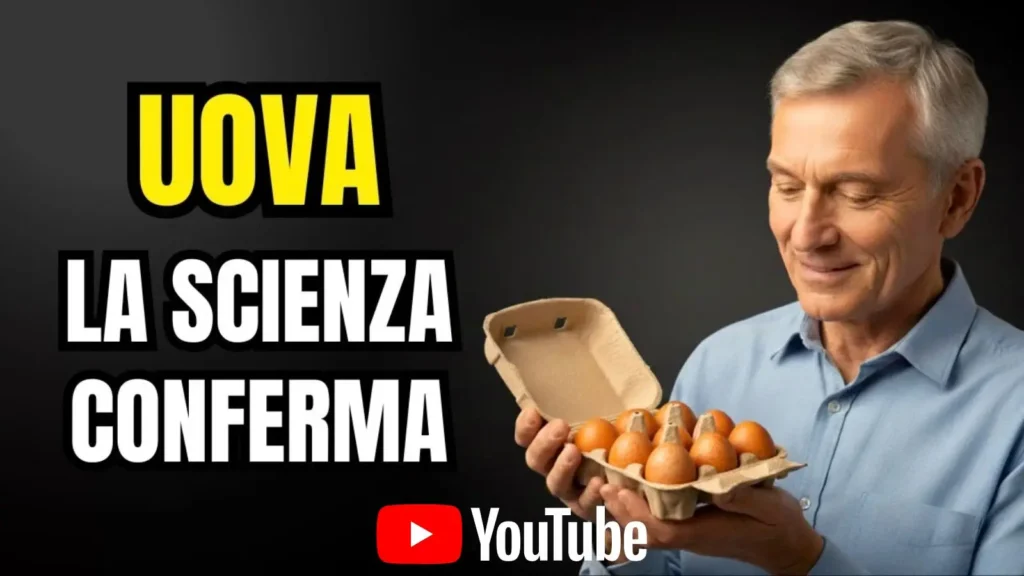 Guarda su YouTube il video su uova e benefici dopo i 50