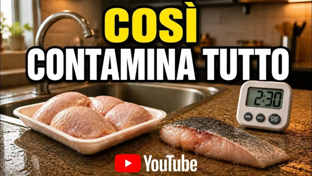 Guarda su YouTube il video sugli errori da evitare quando si scongela carne e pesce