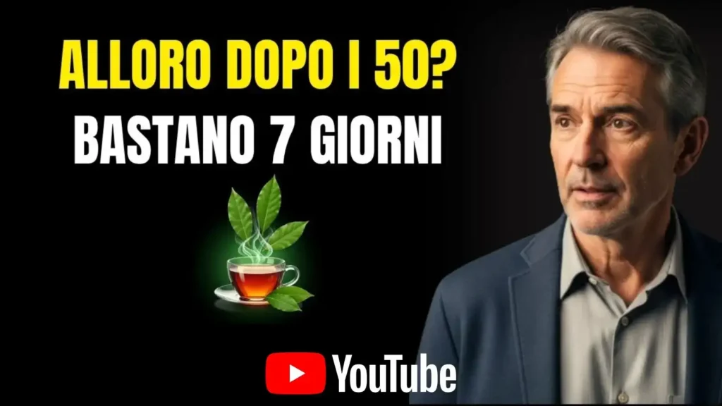 Guarda su YouTube il video sui benefici dell'alloro dopo i 50 anni