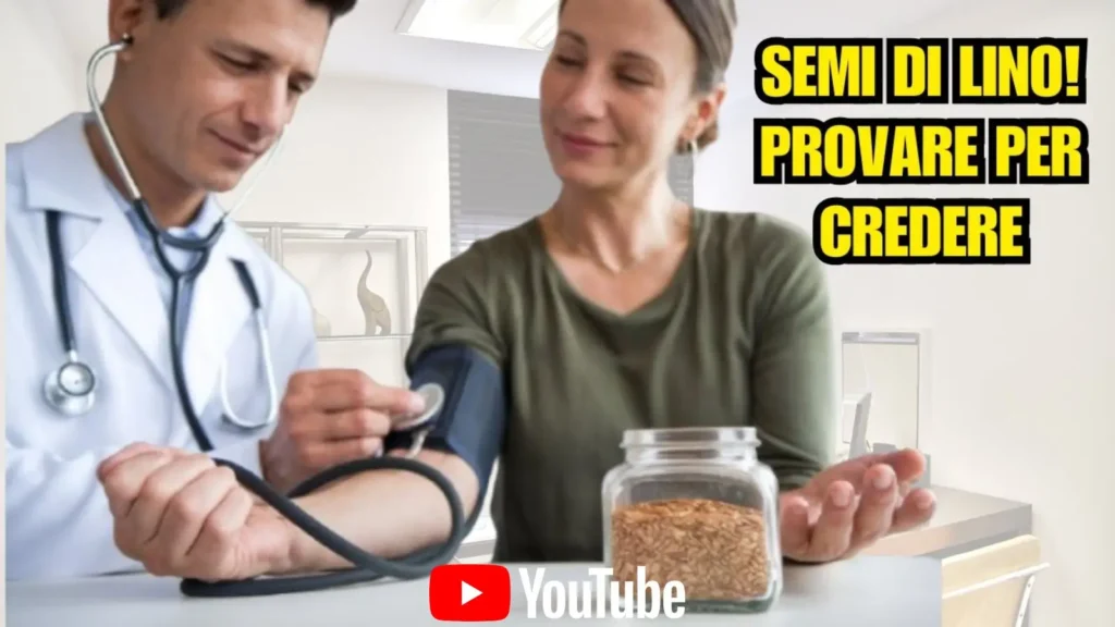 Guarda su YouTube il video su semi di lino e pressione alta