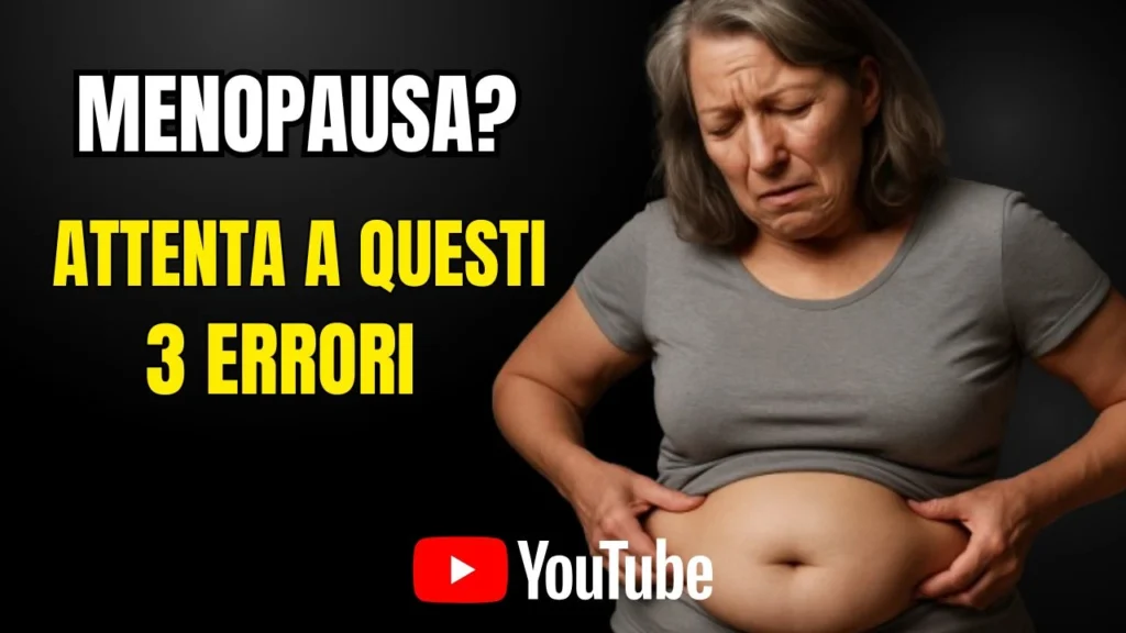 Guarda su YouTube il video su menopausa e metabolismo