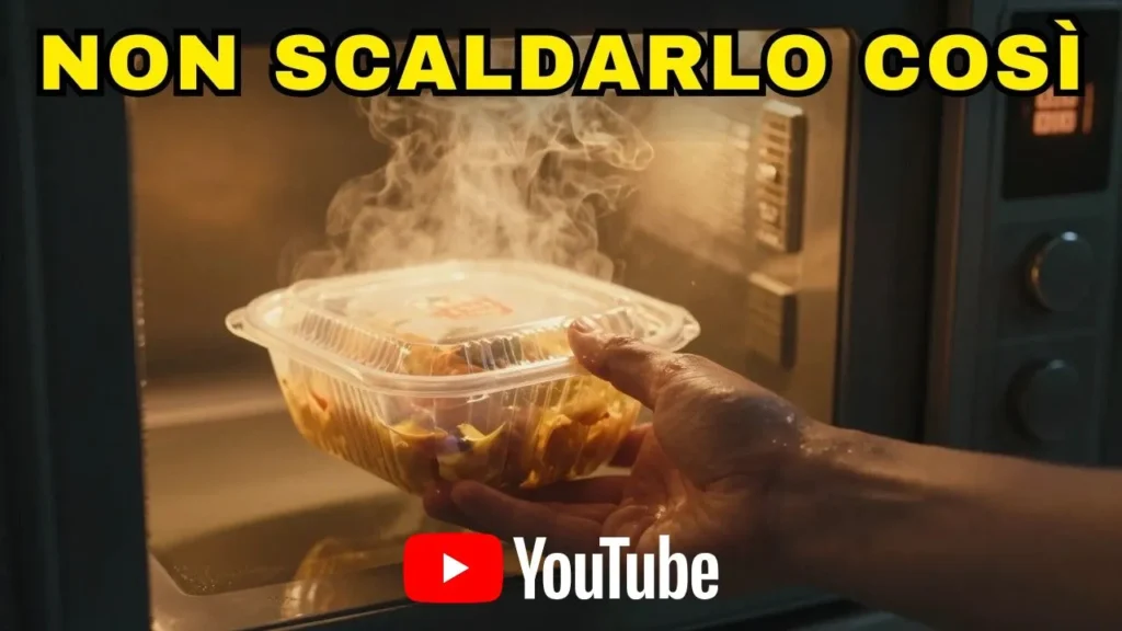 Guarda su YouTube il video sui 3 errori con il microonde