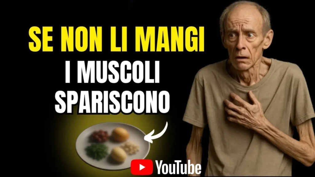 Guarda su YouTube il video sui 5 alimenti che proteggono i muscoli