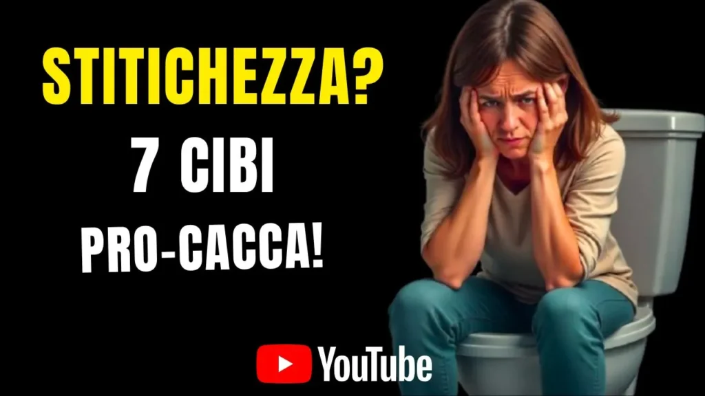 Guarda su YouTube il video su alimenti contro la stitichezza