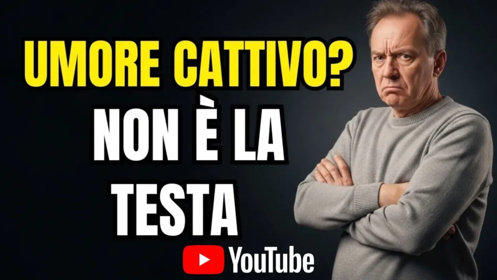 Guarda su YouTube il video su intestino e cattivo umore dopo i 50 anni